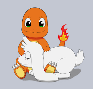 Charmander and Bun by ItsBathTime