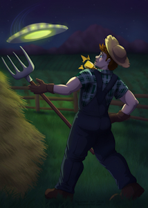 Close Encounters Of The Moo Kind [INCOMPLETE] by PheagleAdler