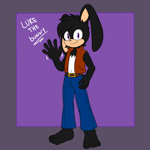 New oc ! Luke the rabbit by Soulyagami64