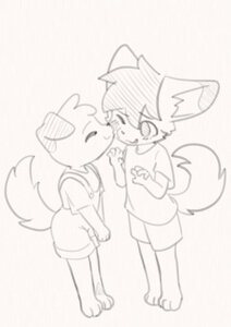 fanart sketch for minishadefox by PocketFen