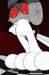 "Gonna Stomp You!" (Bloody Bunny Perspective) by TenebrousRaven