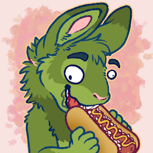 Derpy Simcoe Eating a Hot Dog by Cinnacine by Bunnyhops
