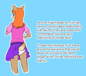 Furry Clothing Solutions: Skirts by TomLad