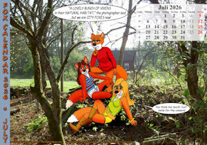 Fox Calendar 2026 - July by Micke