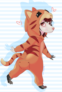 onesie time! by SynnfulTiger
