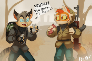 Trouble Boys Doodle by bluecoffeedog