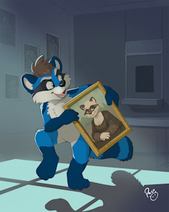 The Louvre Incident by pandapaco