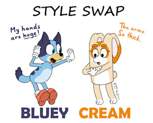 Bluey / Cream Style Swap by SenGrisane