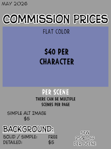 Commission Prices by LightningStrike