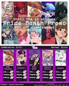 ✦ OPEN | PRIDE MONTH PROMO! -20% OFF ✦ by Th3Geo