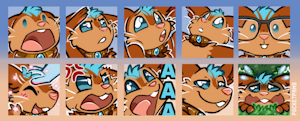 Ratatoskr Emoji Sheet #2 by PocketPaws