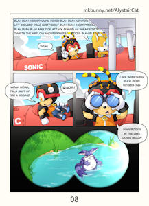 Miles' Mischief pg08 by AlystairCat