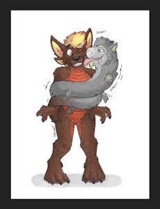 Cuddly tail by Danwolf15