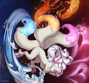 Kitsukiki the Ninetales with 3 Tails by Yaoifairy