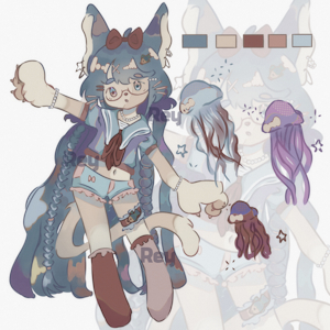 Jellyfish Catgirl Adopt [OPEN] by Rey18