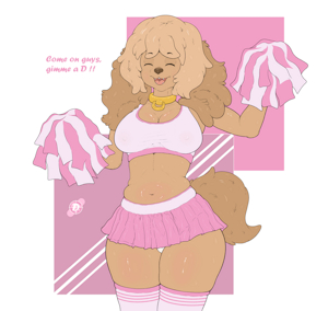 Cheering Cheerleader by BarbouillePierre