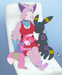 Family nap | Comm by JMLuxro