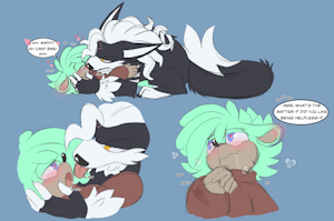 Heavy Makeout Session by YunieTrashmutt