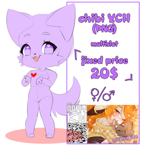 chibi YCH (PNG) by Mayku