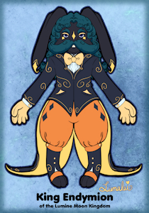 King Endymion { Sketch Reference } by lunalaimoonglow