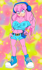 Sky as Candy Kong (DK64) by MelSky