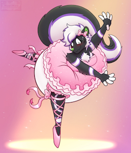 Cute Little Dancer YCH (Clean) BY MapiMoo by DevviSkunky