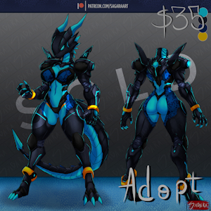 [$35] Adopt me! Female Mecha Dragon SOLD by sagaraart