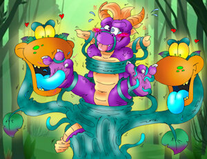 Spyro: Focused Foliage! by KnightRayjack
