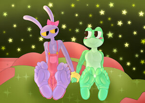 Ribbitrabbit Feet by darkshiner8