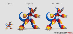 Flamedramon (frame) by Anhes
