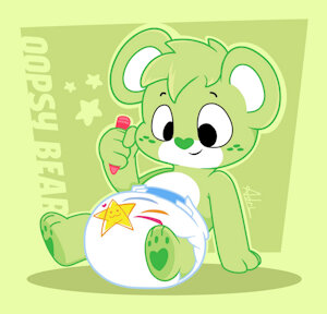 Oppsy Bear (fanart) by TheLittleAdri
