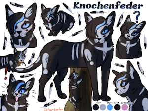 Warrior Cats OC - Knochenfeder for Akito by EmberEpsilon
