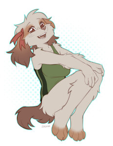 Mellie in swimsuit by Elronya