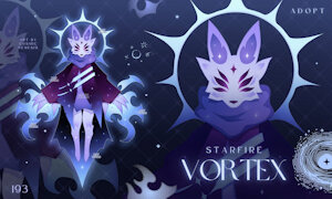 Starfire Vortex - Open - ADOPT by CosmicNemesis09