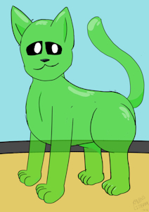 Calvin the Goo Kitty by RavenTheCat