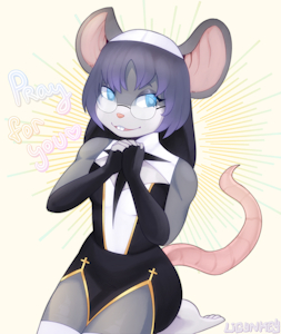 Mousie nun Chantilly by Shibanni