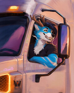 Truck Driver by Dimonis by Captaindrakon