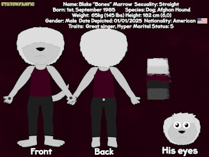 Bones Marrow Ref Sheet by StiltonFanFic