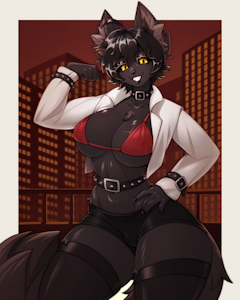 Rocker Girl Dark by Darkwolfdemon