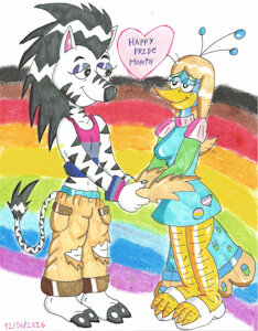 Happy (late) Pride Month 2026 Ft Lizel by CapCheto92