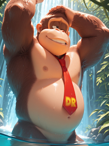 Bathing DK by mattyboi1998