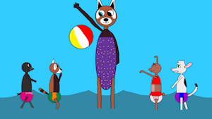Beachball volleyball by 00aa