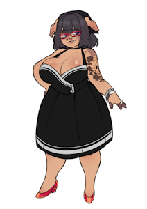 Darcy the Pig (OC) by leethezeeb