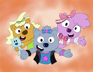 Cute Wombat Trio (By Linkina) by ThatFurryDudeToo