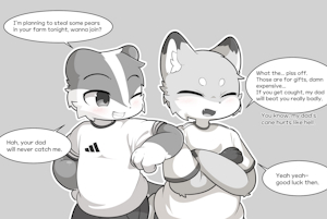 Scrumping friend's farm by Osorl