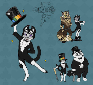 Mr. Prestoffelees and his kittens-producing hat by Ardoran