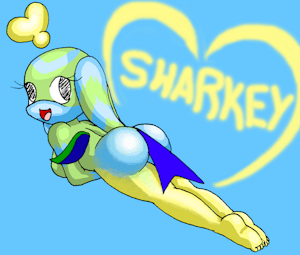 2006-2007 SHARKEY + chao girls art by TheDJTC