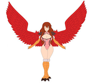 Kairi the Phoenix Princess by d0m0a