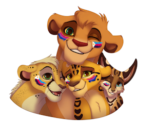 Love in Different Friend Shapes by MwendoTheCheetah
