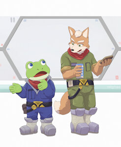 Fox & Toad by oakytoad